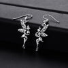 Trendy Vintage Fairy Shape Dangle Earrings for Women Girl Retro Drop Earrings Cute Small Object Earring Jewelry Bijoux