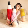 4 Colors Creative Pencil Plush Toys Pillow Cushion Bolster Stuffed Dolls Birthday Wedding Gift Home Bedroom Decor