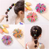 New 50/100Pcs Hair Bands Girls Candy Color Elastic Rubber Band Hair Bands Child Baby Headband Scrunchie Kids Hair Accessories