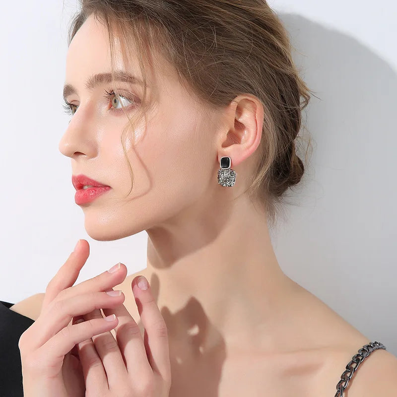 Fashion Statement Earrings 2020 Big Geometric Round Earrings For Women Hanging Dangle Earrings Drop Earing Modern Female Jewelry