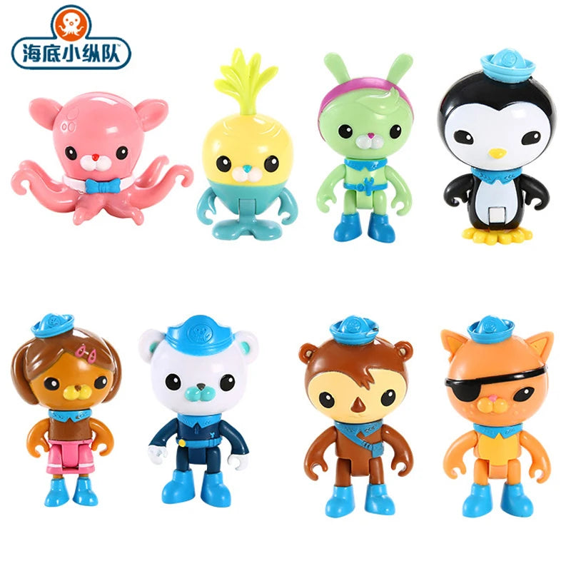 The Octonauts Octopod Castle Shark Adventure Plsyset Barnacles Peso Kwazii Action Figure Scene Model Toy Children Birthday Gifts