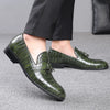 Japanese Style Vintage Casual Men Shoes Leather High Quality Formal Dress Shoes Loafers Business Wedding Tassel Brogue Shoes