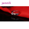 Top Sale 925 Silver  Ring For Women Rainbow Colorful AAAA CZ Crystal Party Wedding Engagement Jewelry Gift Size 5 -13