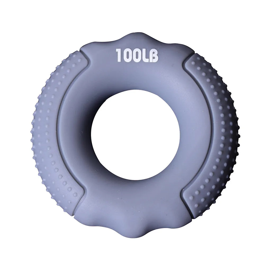 Silica Gel Portable Hand Grip Strengthener Ring Forearm Wrist Finger Exerciser Carpal Expander Rock Climbing Athletes Stress
