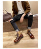 Autumn Winter Men's Short Boots Retro Make old American Casual Oaratrooper Locomotive Shoes EUR 38-48