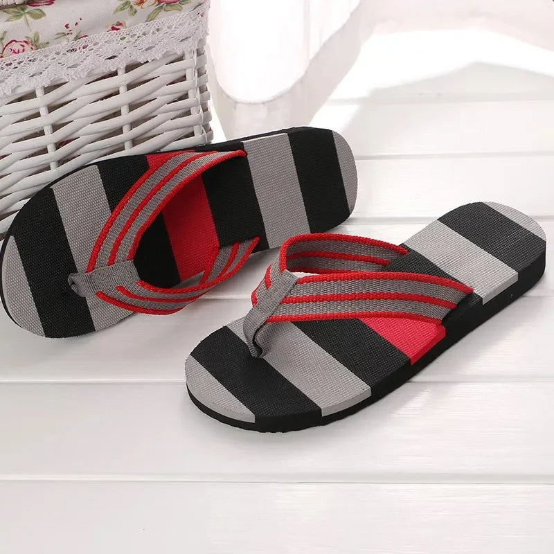 New Men's Slippers Men Summer Shoes Mixed Colors Sandals Male Slipper Indoor and Outdoor Flip Flops Casual Beach Shoes for Man