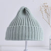 Baby Kids Ribbed Knitted Beanie Hats For Girls Boys Casual Toddlers Windproof Cap 6M-4Years Baby Photography Props Accessories