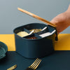 Four Grid Seasoning Box Salt Jar Kitchen Storage Organizer Solid Seasoning Containers Kitchen  Supplies Household Items