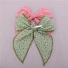 Velvet Fable Bow Hair Clips Baby Girls Women Large Sailor Bow Hair Accessories for Kids Christmas Hair Bow Barrettes