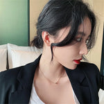 Load image into Gallery viewer, Classic Simple Ball Pendant Titanium Steel Short Necklace For Woman Korean Fashion Jewelry Girl's Accessories Clavicle Chain
