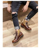 Autumn Winter Men's Short Boots Retro Make old American Casual Oaratrooper Locomotive Shoes EUR 38-48