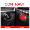 Car Engine Ignition Start Stop Button Switch Ring Cover Sticker for Mazda 3 Axela BP CX-30 DM Accessories 2020 2021 2022 2023