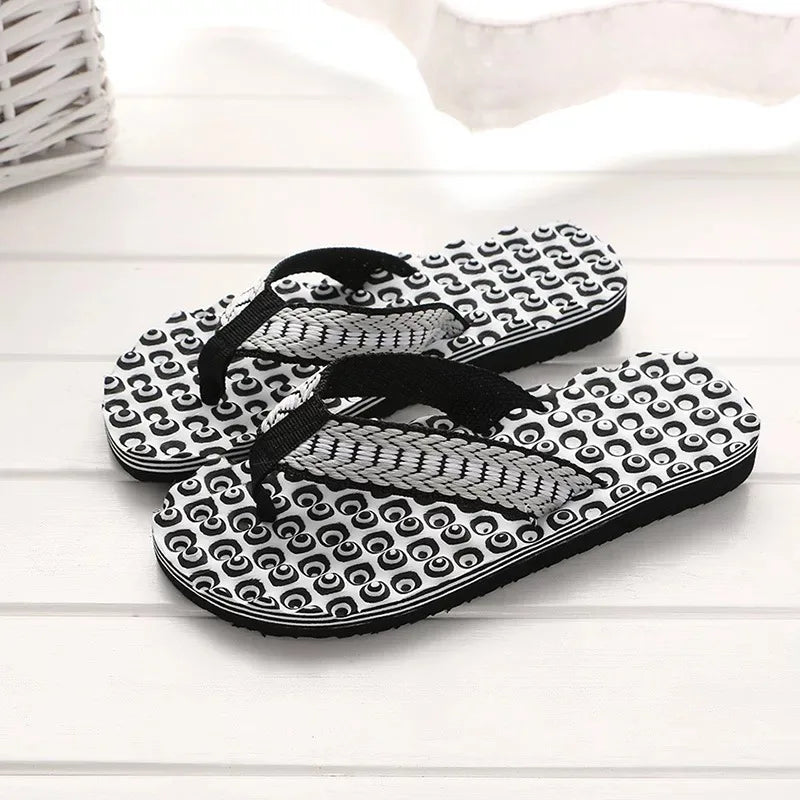 New Men's Slippers Men Summer Shoes Mixed Colors Sandals Male Slipper Indoor and Outdoor Flip Flops Casual Beach Shoes for Man