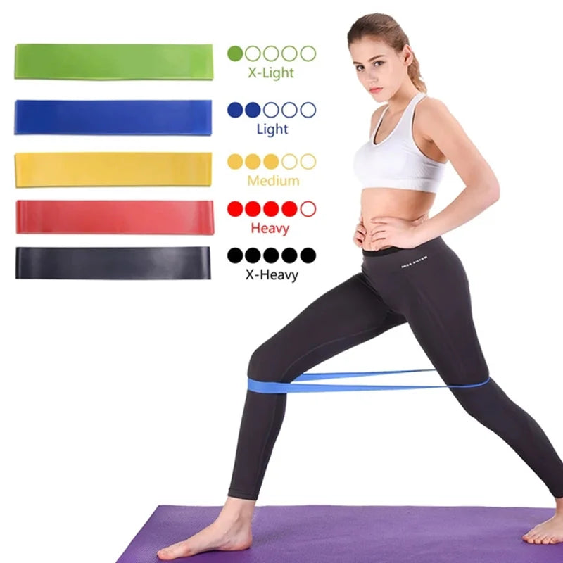 5 Colors Yoga Bandas Elasticas Fitness Hip Rubber Loops Latex Resistance Bands Ligas De Resistencia Gym Exercise Equipment Spain