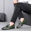 Japanese Style Vintage Casual Men Shoes Leather High Quality Formal Dress Shoes Loafers Business Wedding Tassel Brogue Shoes