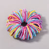 New 50/100Pcs Hair Bands Girls Candy Color Elastic Rubber Band Hair Bands Child Baby Headband Scrunchie Kids Hair Accessories