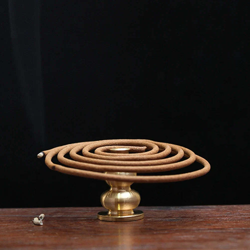 Portable Incense Burner Censer High Incense Plug Alloy Copper Incense Holder Can Be Fixed Incense Sticks And Coil