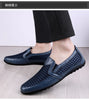 FUQIAO 2024 New Casual Shoes Men Summer Comfortable Mesh Genuine Leather Footwear Fashion Soft Male Outdoor Moccasins Loafers