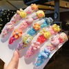 10/20PCS/Set Girls Cute Colorful Cartoon Flower Fruit Hairpins Kids Hair Ornament Headband Hair Clips Fashion Hair Accessories