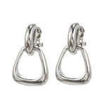 Load image into Gallery viewer, New Vintage Geometric Statement Clip Earrings for Women Dangle Drop Golden Metal  Brincos Non Pierced 2023 Fashion Jewelry

