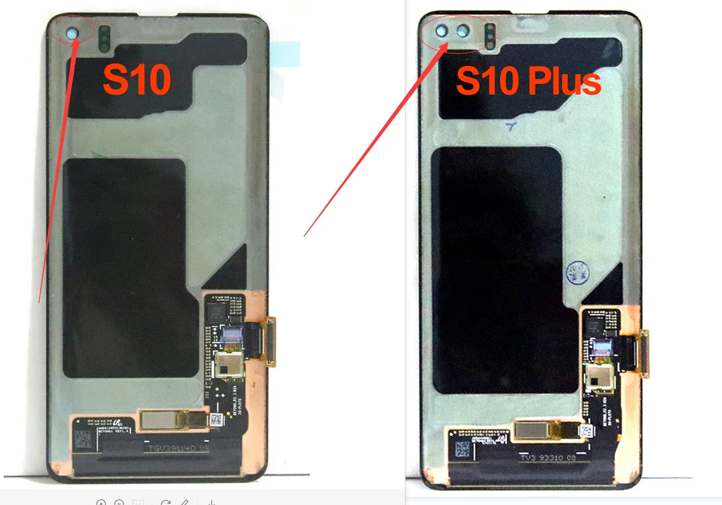 Amoled Display with frame for Samsung S10 LCD SM-G9750 G975F Touch Screen for Samsung S10 Plus LCD Digitizer Repair parts