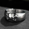 316L Stainless Steel Small Skull Ring For Man Punk Rock Polished Dropshipping Boyfriend Biker Jewelry Creativity Gift Wholesale