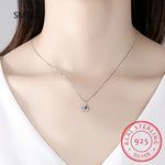Load image into Gallery viewer, Real 1 Carat D Color Moissanite Bridal Pendant Necklace 100% 925 Sterling Silver Wedding Party Fine Jewelry Gift Wholesale
