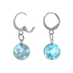 Load image into Gallery viewer, Creative Handmade Resin Earring Transparent Round Ball Blue Sky White Cloud Stud Earring Bohemian Ladies Earring Funny Jewelry
