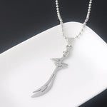 Load image into Gallery viewer, Muslim Zulfiqar Imam Ali Sword Necklaces Stainless Steel Pendant Necklace for Women Men Religious Jewlery Gift
