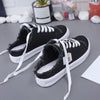 2021 Spring Summer Women Canvas Shoes Flat Sneakers Women Casual Shoes Low Upper Lace Up White Black Blue Shoes Half slippers