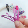 Kids Headwear 20Pcs/Lot Cartoon Hairpin Cute Animal Water Dripping Flower Hair Clip Star Striped Barrette Girls Hair Accessories