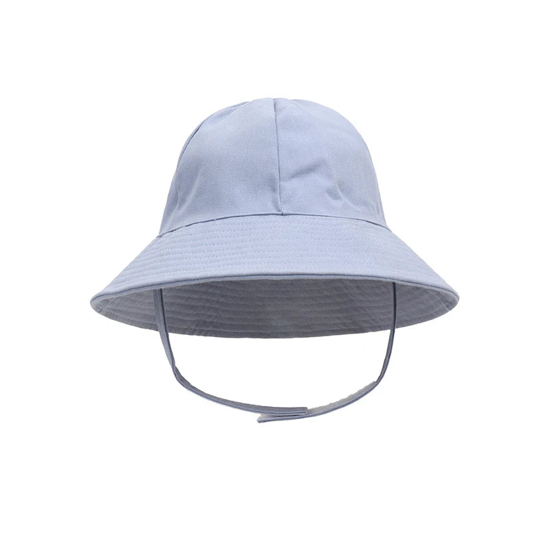 Summer Baby Bucket Hat Kids Cap Beach Accessories Baby Sun Hat for Boys Girls Fisherman Panama Hat Children Cap for 3M-6Y