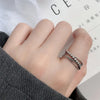 Vintage Punk 925 Sterling Silver Rings Fashion Simple Twist Weaving Multilayer Geometric Party Jewelry Gifts for Women