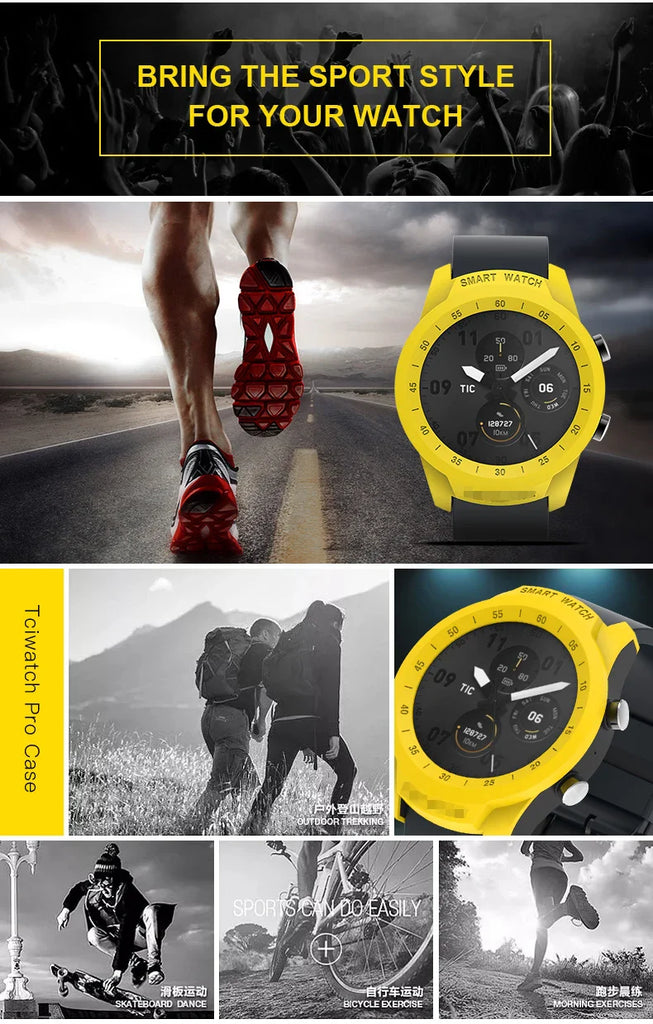 Sikai Hard PC Case Shell for TicWatch Pro/ Ticwatch E /Ticwatch 2 / Ticwatch c2/Ticwatch S2/Ticwatch E2 Smart Watch Accessories