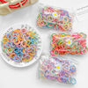 50/100PCS/Set Girls Cute Colorful 2.5cm Elastic Hair Bands Children Pigtail Hair Tie Small Scrunchie Kid Lovely Hair Accessories