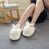 Cute White Bunny Home Shoes Cute Bunny Slippers Indoor Home Warm and Comfortable Floor Slippers