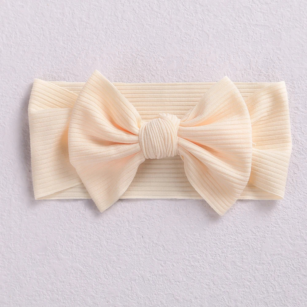 1Pc Baby Headbands New Colors Knit Bow Elastic Soft Infantiles kids Headbands Baby Items Turban for Baby Girl Hair Accessories