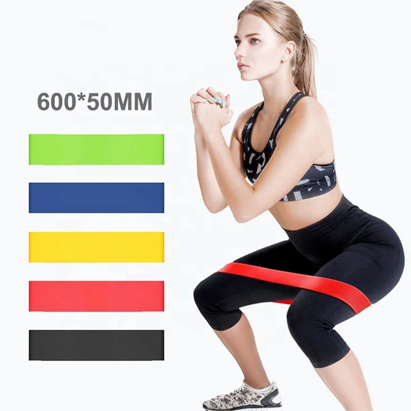 5 Colors Yoga Bandas Elasticas Fitness Hip Rubber Loops Latex Resistance Bands Ligas De Resistencia Gym Exercise Equipment Spain