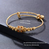 24K 4pcs Ethnic Gold Color Dubai Bangles For Baby Girls Lucky bead Bracele Bride Dubai Bangles Child jewelry