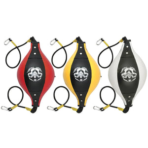 Quality PU Leather Punching Ball Pear Boxing Bag Inflatable Reflex Speed Balls Fitness Training Double End Boxing Speed Ball New