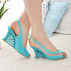 New Women Heel Sandals Buckle Open Toe High Wedge Shoes Women's Summer Shoes Sexy Women Shoes Footwear 67yu