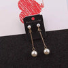 JIOFREE Fashion Wedding party Gift Elegant imitation pearl clip on earrings without pierced earrings no ear hole clip jewelry