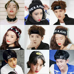 Load image into Gallery viewer, Children Running Sports Headband Wide Stripe Letters Large Elastic Headband Kid Adult Sweat Hair Bands Headwear Hair Accessories
