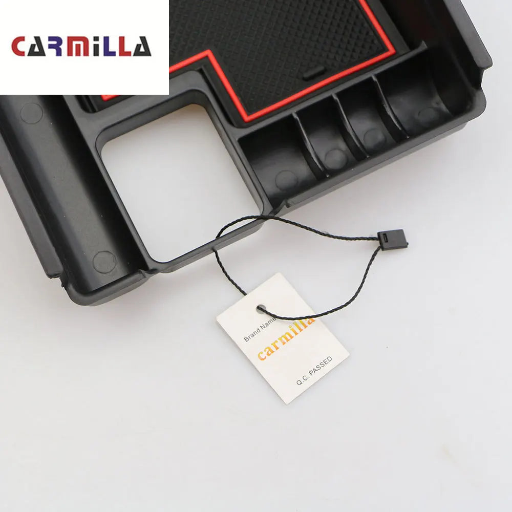 Carmilla Car Central Storage Pallet Armrest Container Box Case for Nissan X-trail X Trail T32 Rogue 2014 - 2017 Accessories