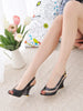 New Women Heel Sandals Buckle Open Toe High Wedge Shoes Women's Summer Shoes Sexy Women Shoes Footwear 67yu