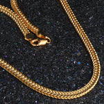 Load image into Gallery viewer, 925 Sterling Silver  6mm Gold Colour Chocker Necklace For Men Women 50cm Chains Classic Style Fasshion Jewelry Hot Sale
