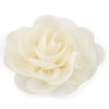 8.5cm Newborn Chiffon Petals Poppy Flower Hair Clips Rolled Rose Fabric Hair Flowers For Kids Girls Hair Accessories