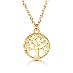 Fooderwerk Jewelry Retro Life Tree Pendant Necklace For Women Europe And America Ladies Personality Peace Tree Ornaments