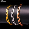 Fashion Stainless Steel Mens Womens Link Chain Bracelets Bangles Unisex Daily Accessaries Birthday Party Holiday Jewlery Gifts