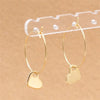 Many Style 316 Stainless Steel Hoop Earrings With Hearts Star Charms Cheap Jewelry Never Fade Anti-Allergy